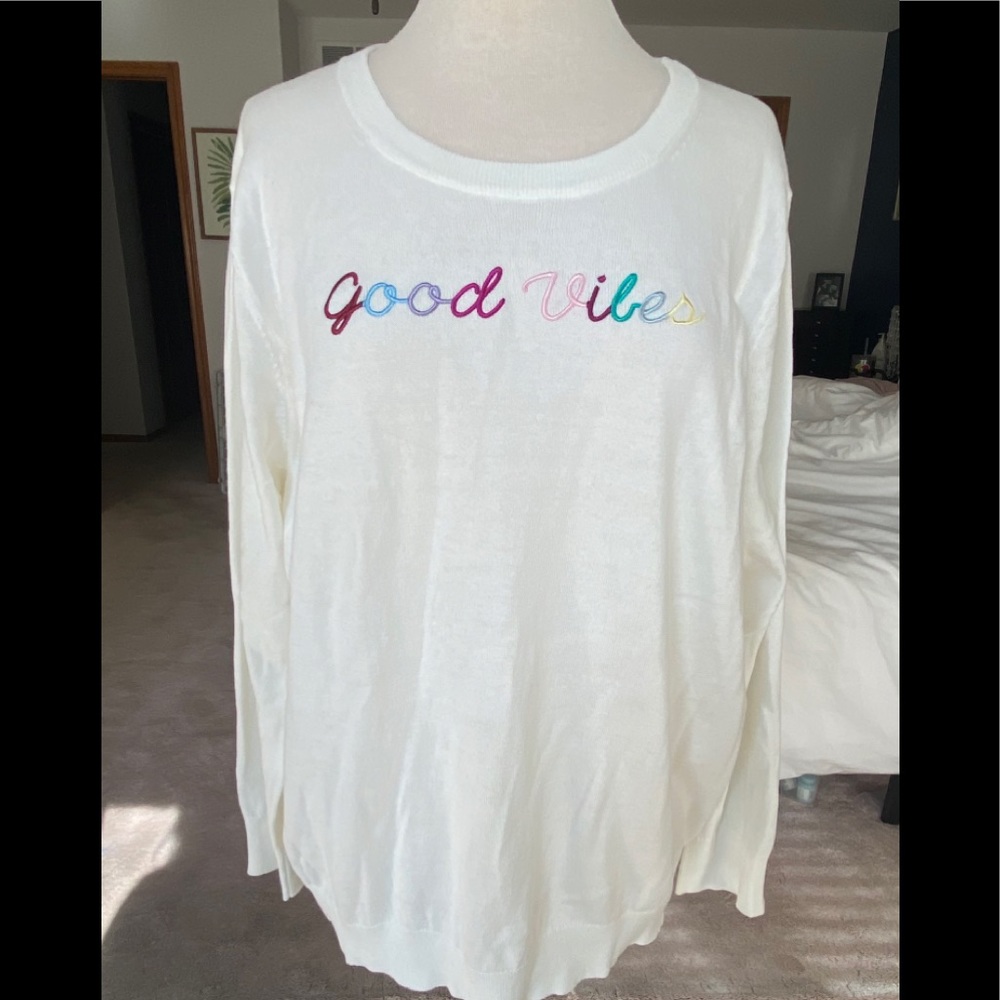 Gap good vibes sweater